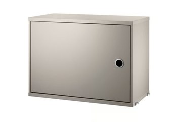 STRING® SYSTEM CABINET WITH SWING DOOR - MDF wall cabinet with door by String Furniture - view 3